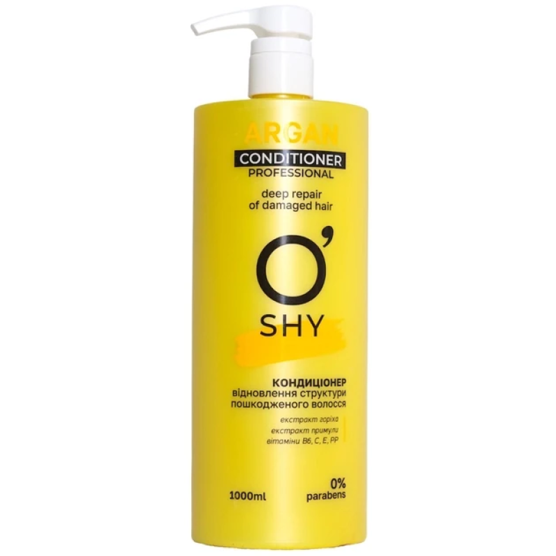 Кондиціонер для волосся O“Shy Argan Відновлення структури пошкодженого волосся Professional 1 л