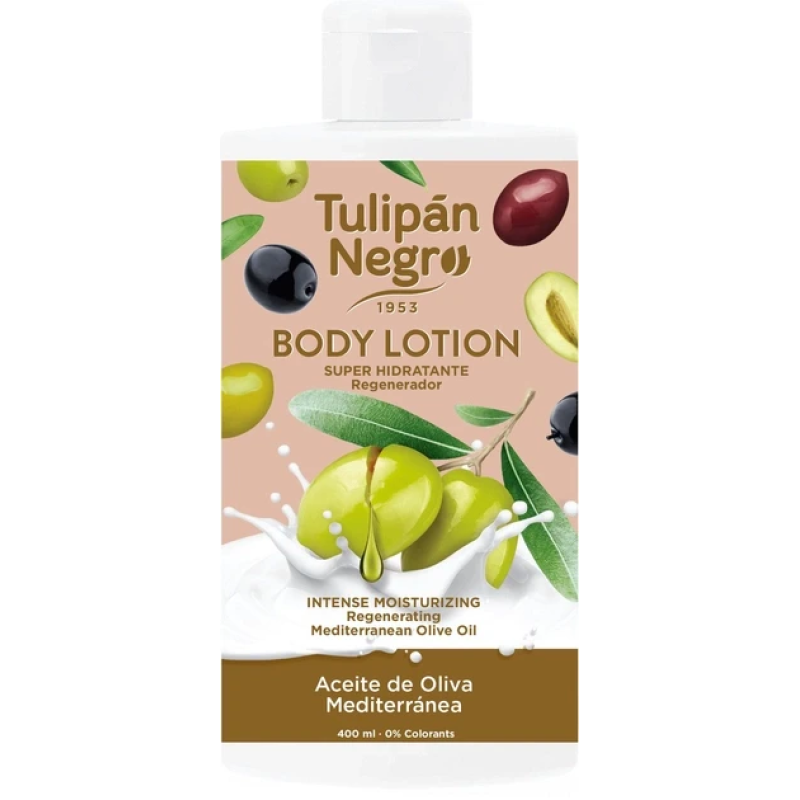 Лосьйон для тіла Tulipan Negro Оливкова олія 400 мл Лосьйон для тіла Tulipan Negro Оливкова олія 400 мл