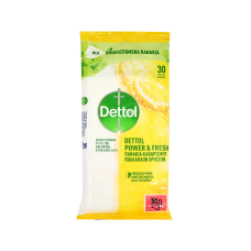 Вологі серветки для прибирання Dettol Lemon (30 шт.)