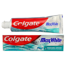 Зубна паста Colgate Max White Макс блиск Кришталева м“ята, з вибілювальними пластинками, 100 мл