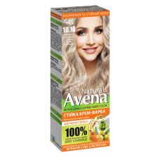 Стійка крем-фарба для волосся AVENA Naturals 10.16 Pearl Silver Blonde 115 мл