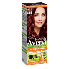 Стійка крем-фарба для волосся AVENA Naturals 4.55 Pomegranate 115 мл