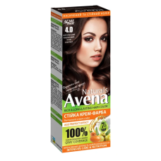 Стійка крем-фарба для волосся AVENA Naturals 4.0 Royal Chestnut 115 мл