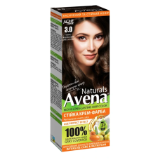 Стійка крем-фарба для волосся AVENA Naturals 3.0 Dark Chestnut 115 мл