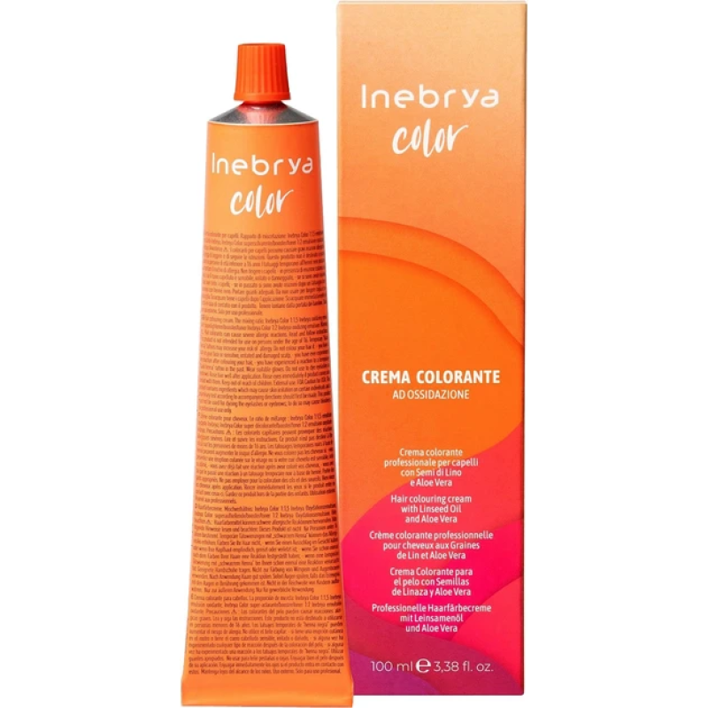 Крем-фарба для волосся Inebrya Color Linseed Oil and Aloe Vera 10/13 платиновий попелясто-золотистий блондин 100
