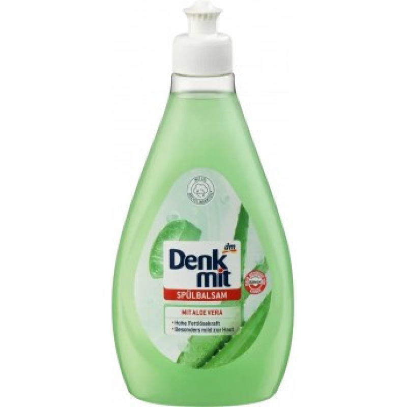 Засіб для миття посуду Denkmit Spulbalsam Aloe Vera 500 мл Засіб для миття посуду Denkmit Spulbalsam Aloe Vera 500 мл