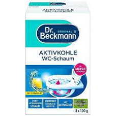 Очисний засіб-піна для унітаза Dr. Beckmann 3 x 100 г