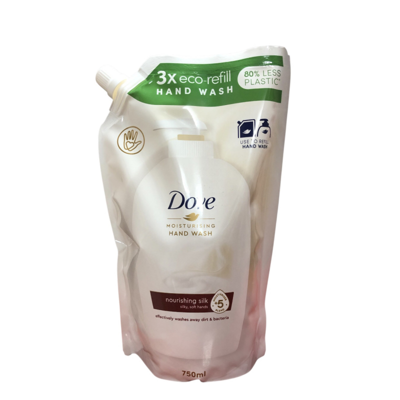 Рідке крем-мило Dove Silk замінник шовку дойпак 750 г Рідке крем-мило Dove Silk замінник шовку дойпак 750 г