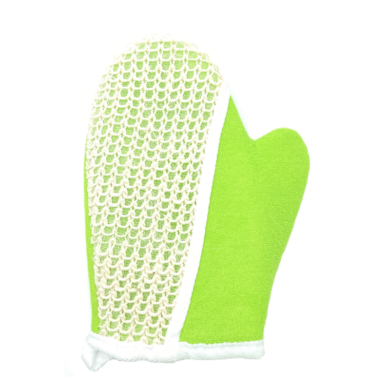 Двостороння відлущувальна рукавичка-мочалка Irge з кінського волосся й бавовни Двостороння відлущувальна рукавичка-мочалка Irge з кінського волосся й бавовни