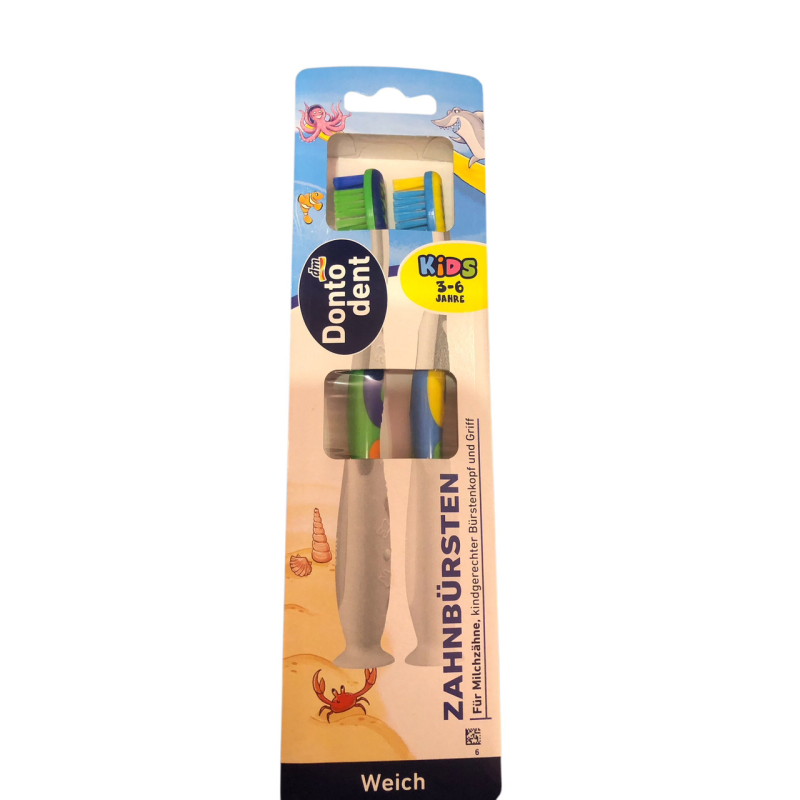 Dontort зубна щітка дитяча м“яка (3-6 років) 2 шт. Dontort зубна щітка дитяча м“яка (3-6 років) 2 шт.