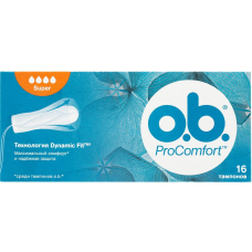 Тампони о.b. ProComfort Super, 16 шт.