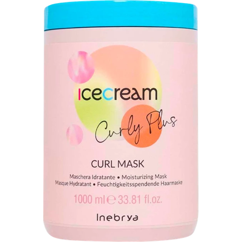 Зволожувальна маска Inebrya Curl Mask для кучерявого та хімічно завитого волосся 1000 мл Зволожувальна маска Inebrya Curl Mask для кучерявого та хімічно завитого волосся 1000 мл