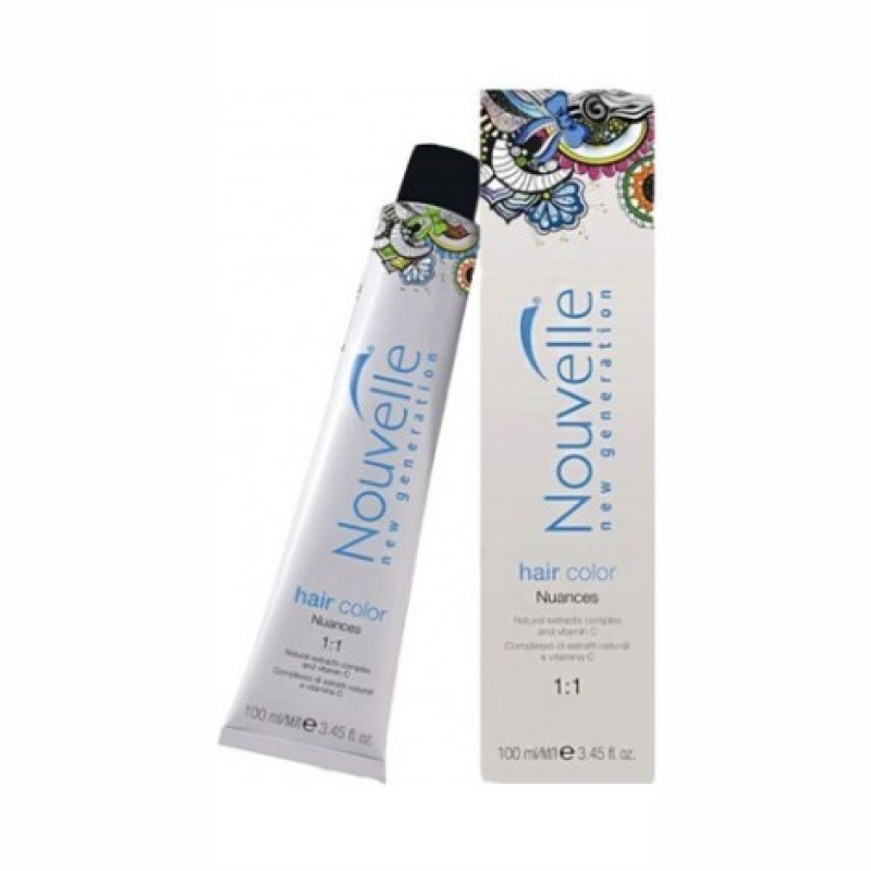 Фарба для волосся Nouvelle Hair Color 5.35 світло-золотистий коричневий червоного дерева 100 мл