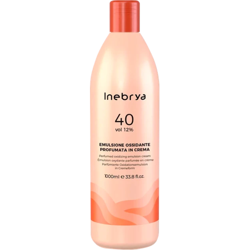 Кремова ароматизована окисна емульсія Inebrya Oxidizing Emulsion Cream 40 vol. 12% Кремова ароматизована окисна емульсія Inebrya Oxidizing Emulsion Cream 40 vol. 12%