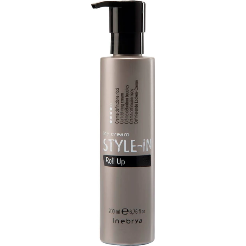 Крем для формування локонів Inebrya Go Round Roll Up для натурального, кучерявого та хімічно завитого волосся 200 Крем для формування локонів Inebrya Go Round Roll Up для натурального, кучерявого та хімічно завитого волосся 200
