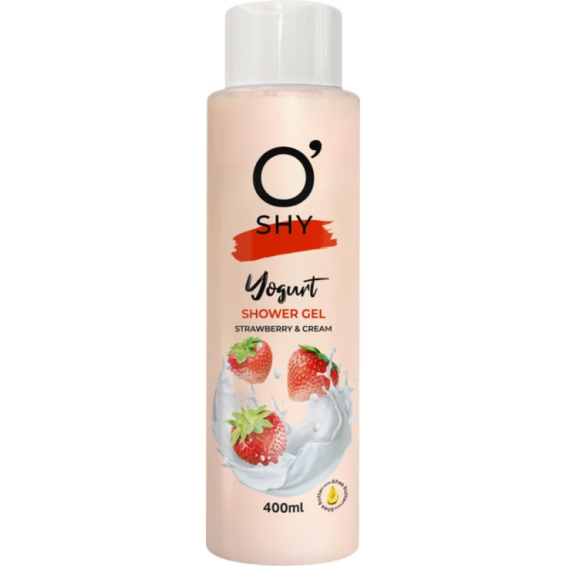 Гель для душу O“Shy Yogurt Strawberry & Cream 400 мл Гель для душу O“Shy Yogurt Strawberry & Cream 400 мл