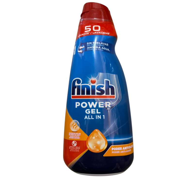 Гель для посудомийної машини Finish All in one з ароматом лимона 1 літр