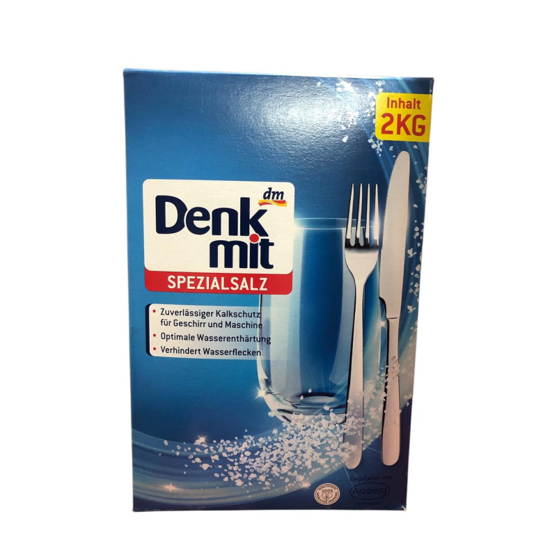 Сіль для посудомийних машин Denkmit Spezialsalz 2 кг Сіль для посудомийних машин Denkmit Spezialsalz 2 кг