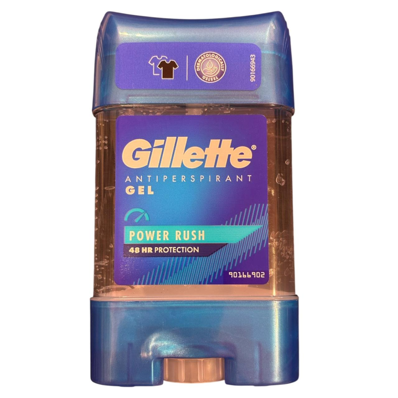 Гелевий дезодорант — антиперспірант Gillette Power Rush 70 мл Гелевий дезодорант — антиперспірант Gillette Power Rush 70 мл