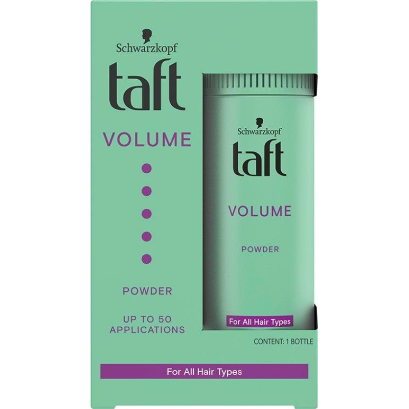 Стайлінг-пудра для укладання волосся Taft VOLUME для всіх типів волосся 10 г Стайлінг-пудра для укладання волосся Taft VOLUME для всіх типів волосся 10 г