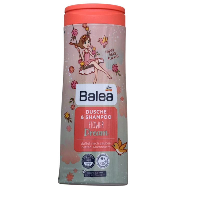 Дитячий гель для душу та шампунь 2 в 1 Balea Flower Dream 300 мл Дитячий гель для душу та шампунь 2 в 1 Balea Flower Dream 300 мл