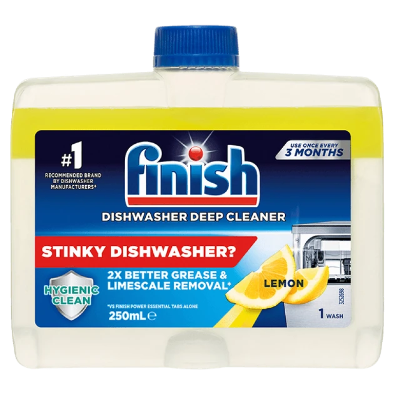 Очисник посудомийних машин finish lemon 250 мл Очисник посудомийних машин finish lemon 250 мл