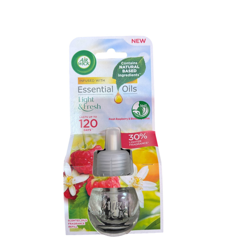 Air Wick Essential Oils змінний блок Fresh Raspberry & Blooming Citrus 19 мл Air Wick Essential Oils змінний блок Fresh Raspberry & Blooming Citrus 19 мл