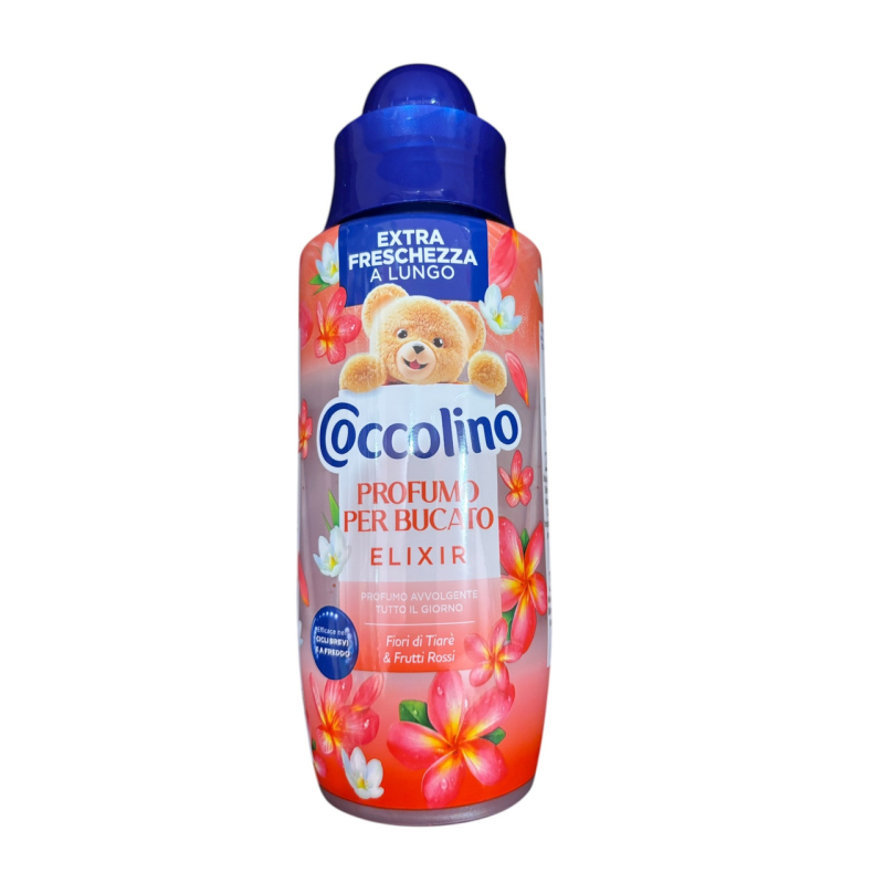 Еліксир для прання Coccolino Elixir Fiori di Tiaré & Frutti Rossi, 342 мл Еліксир для прання Coccolino Elixir Fiori di Tiaré & Frutti Rossi, 342 мл