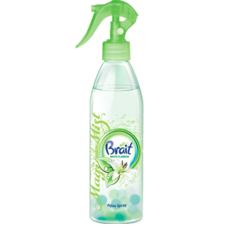Освіжувач повітря на водній основі Brait Aqua Spray White Flowers 425 мл Освіжувач повітря на водній основі Brait Aqua Spray White Flowers 425 мл