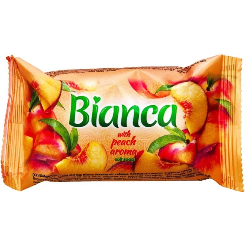 Мило туалетне тверде Bianca Peach aroma 140 г Мило туалетне тверде Bianca Peach aroma 140 г