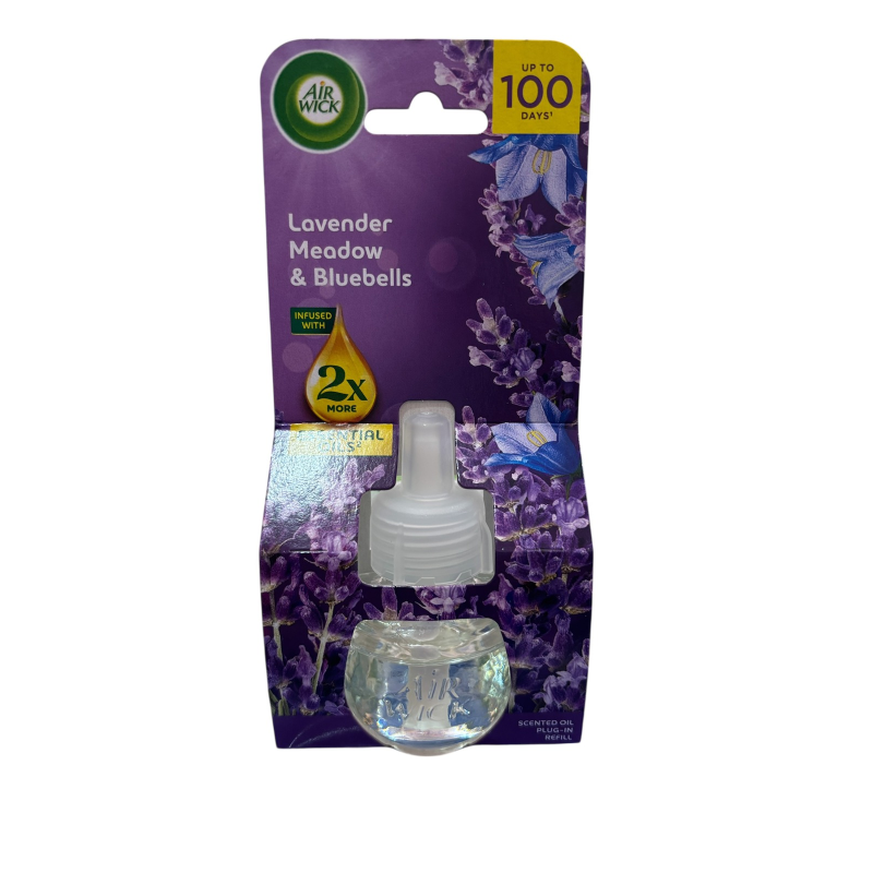Air Wick Essential Oils змінний блок лаванда і голубі дзвіночки 19 мл